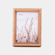 Portarretrato de 13 x 18 cm MDF oro rosa escarchado