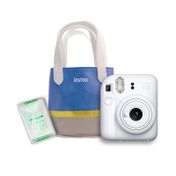 kit cámara Instax Fujifilm Mini 12 summer time, blanco