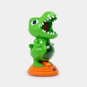 Lanzador de pelotas con dinosaurio