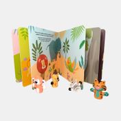 La aventura de la jungla: títeres para dedos