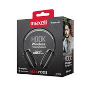 Audífonos tipo diadema con Bluetooth EB-BT300, negro