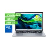 Portátil Acer Swift SFG14-73T de 15.6" Intel Core Ultra 7 155H, RAM 16 GB, 512 GB SSD, Windows 11