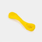 Mordedor de 19 cm para perro, amarillo
