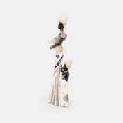 Figura de 31 cm mujer con hija y jarrón