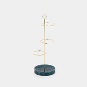 Exhibidor para joyas de 34 cm con 3 aros
