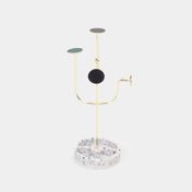 Exhibidor para joyas con base de manchas de 27 cm