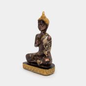 Figura de 18 cm Buda con vestido de flores