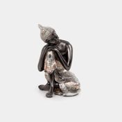 Figura de 19.5 cm Buda sentado con manos en rodillas