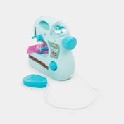 Maquina de coser infantil con luz, verde menta