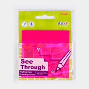 Notas adhesivas Stick'n de 76 x 76 mm  x 50 hojas, magenta