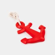 Juguete de 20 cm para perro ancla roja