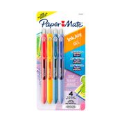 Bolígrafo PaperMate Inkjoy acentos retro de 0.7 mm x 4 unidades