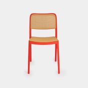 Silla fija havana roja malla