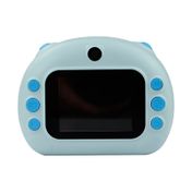 Cámara infantil con impresión instantánea, azul