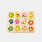 Rompecabezas infantil x 12 piezas frutas