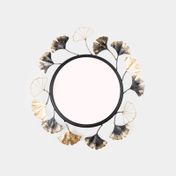 Espejo de 48 cm para pared hojas