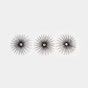 Set de adorno para pared radios x 3 unidades