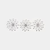 Set de adorno para pared piedras ovaladas x 3 unidades