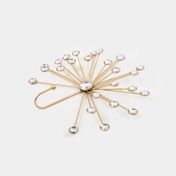 Set de perchero para pared con piedras x 3 unidades