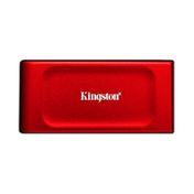 Disco duro externo de 2 TB SSD, rojo
