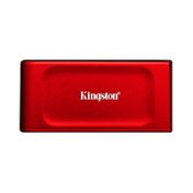 Disco duro externo Kingston de 1 TB SSD, rojo