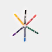 Set de marcadores para vidrio x 6 unidades
