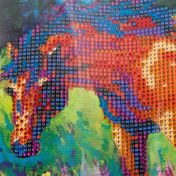 Kit de pintura de diamantes caballo