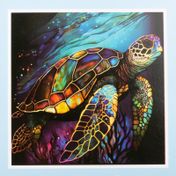 Kit de pintura de diamantes tortugas