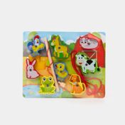 Juego infantil para enhebrar animales x 8 piezas