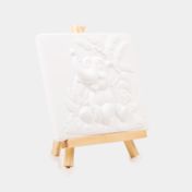 Set de pintura en yeso con caballete elefante