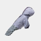 Impermeable para mascota talla M gris