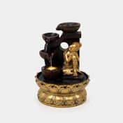 Fuente decorativa de 26.2 cm Buda sentado
