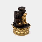 Fuente decorativa de 26.2 cm Buda sentado