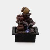 Fuente decorativa de 26.5 cm jarrones con luz