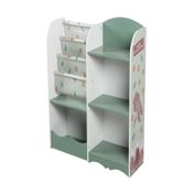 Estantería infantil de 80 x 85 x 26 cm verde