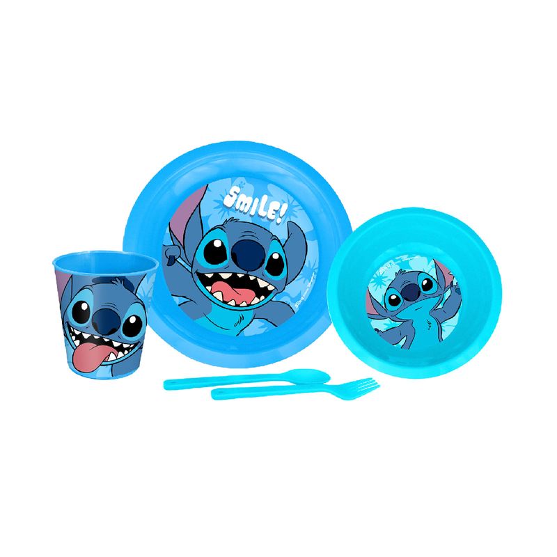 set-de-vajilla-infantil-stitch-5-piezas-7708672626995
