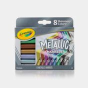 Marcadores Metallic crayola x 8 unidades
