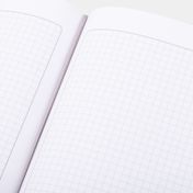 Cuaderno agenda de 24 x 17 cm, 7 materias cuadriculado (surtdio)