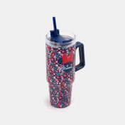 Termo de 1165 ml en acero inoxidable con pitillo Minnie Mouse