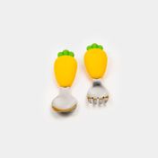 Set de cubiertos zanahoria x 2 piezas
