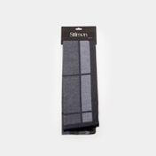 Pashmina de líneas gris claro