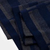 Pashmina de líneas gris con azul