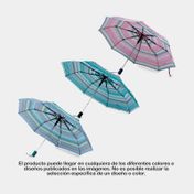 Sombrilla semiautomática de 8 rayos (surtido)