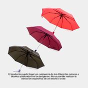 Sombrilla semiautomática de 8 rayos (surtido)