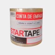 Cinta polipropileno de 48 mm x 100 m x 2 unidades