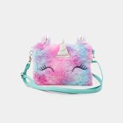 Bolso infantil manos libres carita de unicornio (surtido)
