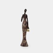 Figura de 37.5 cm mujer con cartera