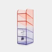 Organizador de 21.2 x 6.5 cm para escritorio con 5 compartimentos