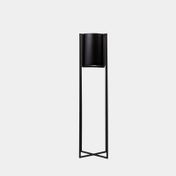 Soporte metálico de 70 cm con maceta