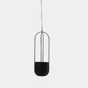 Soporte metálico de 41 cm con maceta